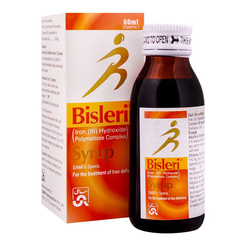 Sami Pharmaceuticals Bisleri Syrup, 60ml product image - Bolanclinic