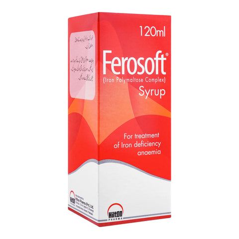 Hilton Pharma Ferosoft Syrup, For Treatment Of Iron Deficiency Anaemia, 120ml product image 2 - Bolanclinic