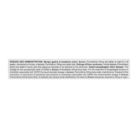 Barrett Hodgson Acicon Tablet, 40mg, 10-Pack product image 4 - Bolanclinic