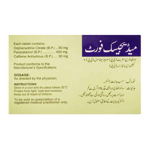 Wilshire Laboratories Medigesic Forte Tablet, 30-Pack product image 2 - Bolanclinic