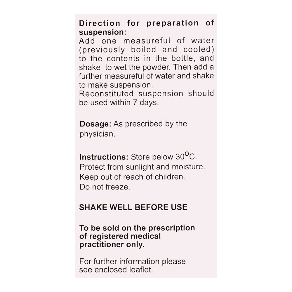 Hilton Pharma Cefim 100mg Suspension, 30ml product image 5 - Bolanclinic