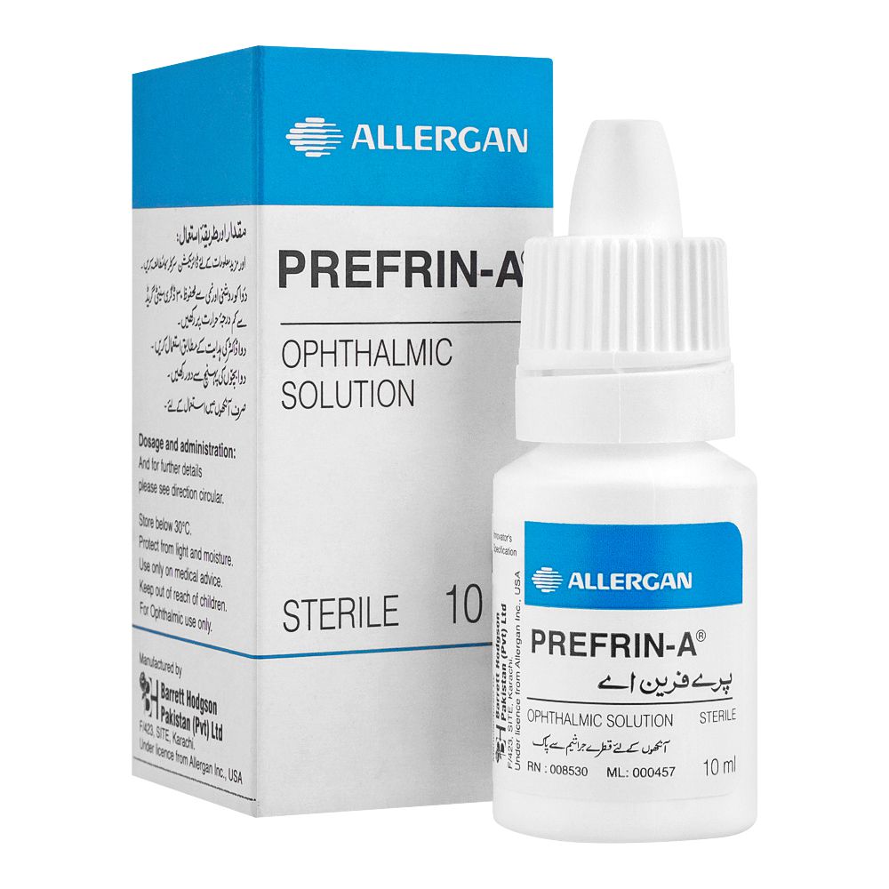 Barrett Hodgson Prefrin-A Ophthalmic Solution, 10ml product image - Bolanclinic