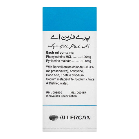 Barrett Hodgson Prefrin-A Ophthalmic Solution, 10ml product image 2 - Bolanclinic