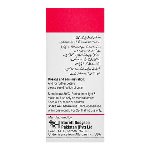 Barrett Hodgson FML Liquifilm Ophthalmic Suspension, 5ml product image 3 - Bolanclinic