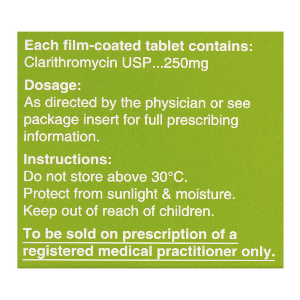 Getz Pharma Claritek Tablet, 250mg, 10-Pack product image 4 - Bolanclinic