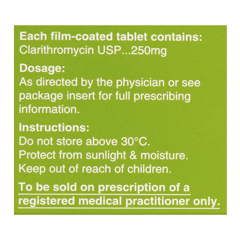 Getz Pharma Claritek Tablet, 250mg, 10-Pack product image 4 - Bolanclinic