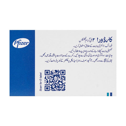 Pfizer Cardura Tablet, 2mg, 20-Pack product image 2 - Bolanclinic