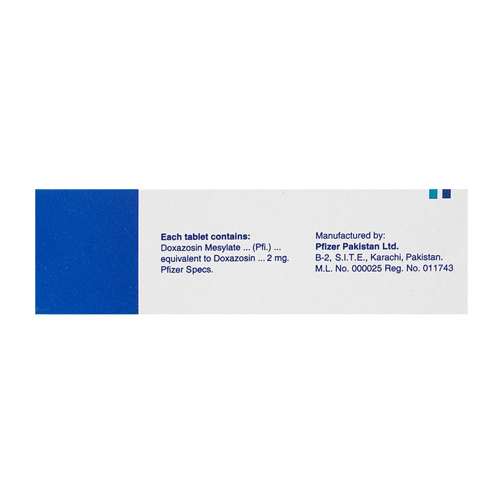 Pfizer Cardura Tablet, 2mg, 20-Pack product image 4 - Bolanclinic