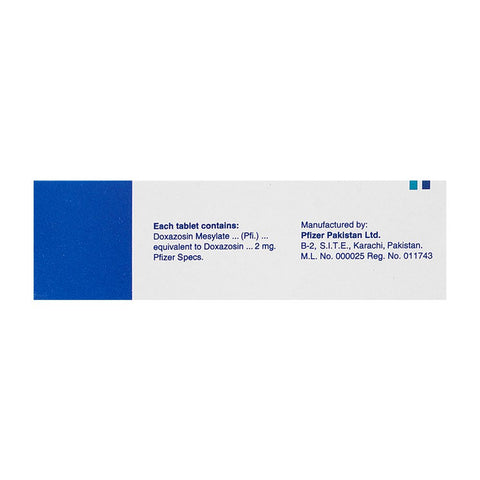 Pfizer Cardura Tablet, 2mg, 20-Pack product image 4 - Bolanclinic