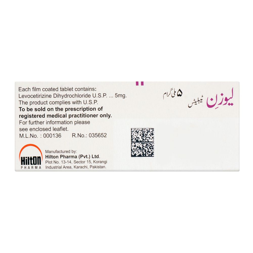 Hilton Pharma Leozin Tablet, 5mg, 10-Pack product image 2 - Bolanclinic