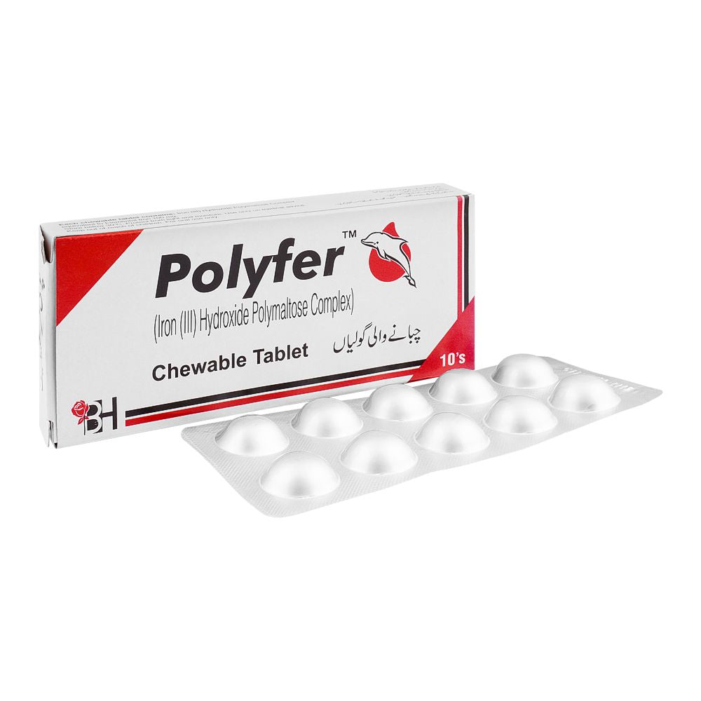Barrett Hodgson Polyfer Chewable Tablet, 10-Pack product image - Bolanclinic