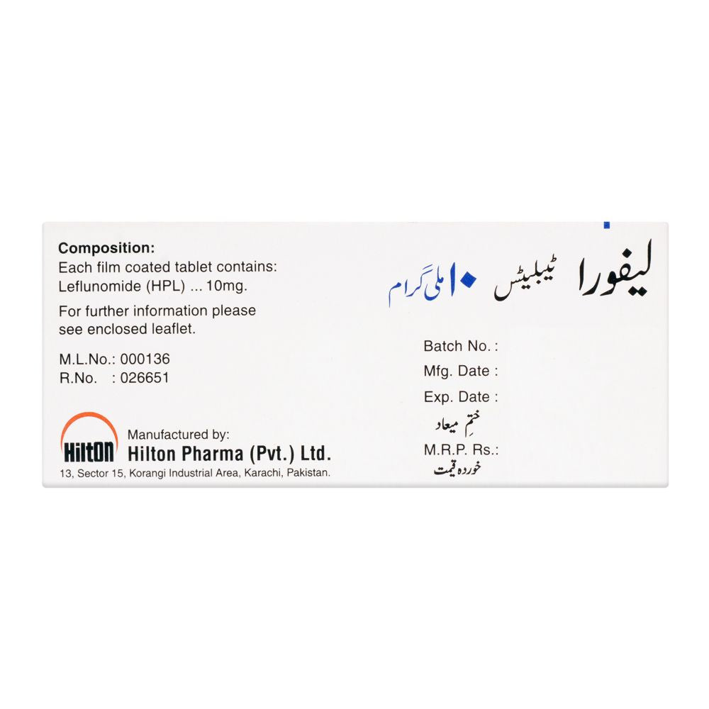 Hilton Pharma Lefora Tablet, 10mg, 30-Pack product image 2 - Bolanclinic