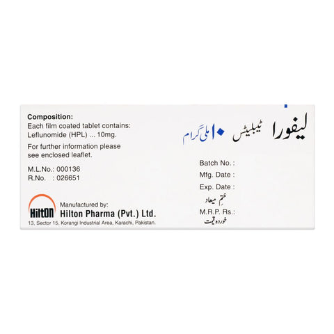 Hilton Pharma Lefora Tablet, 10mg, 30-Pack product image 2 - Bolanclinic