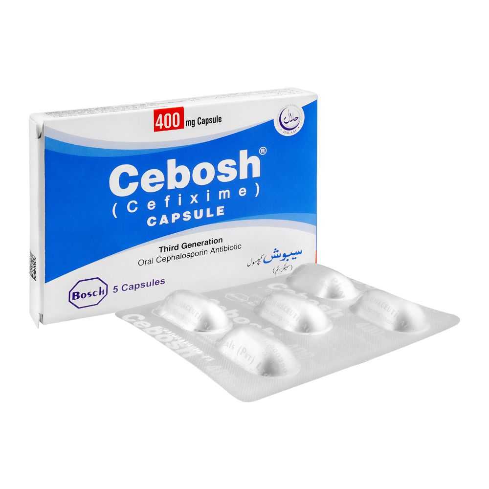 Bosch Pharmaceuticals Cebosh Capsule, 400mg, 5-Pack product image - Bolanclinic
