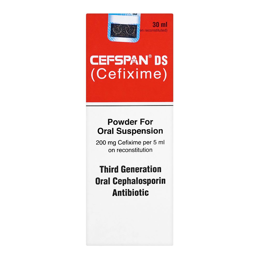 Barrett Hodgson Cefspan DS Syrup, 200mg/5ml, 30ml product image 2 - Bolanclinic