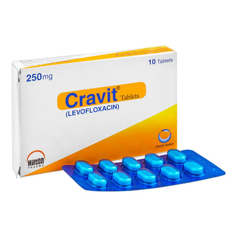 Hilton Pharma Cravit Tablet, 250mg, 10-Pack product image - Bolanclinic