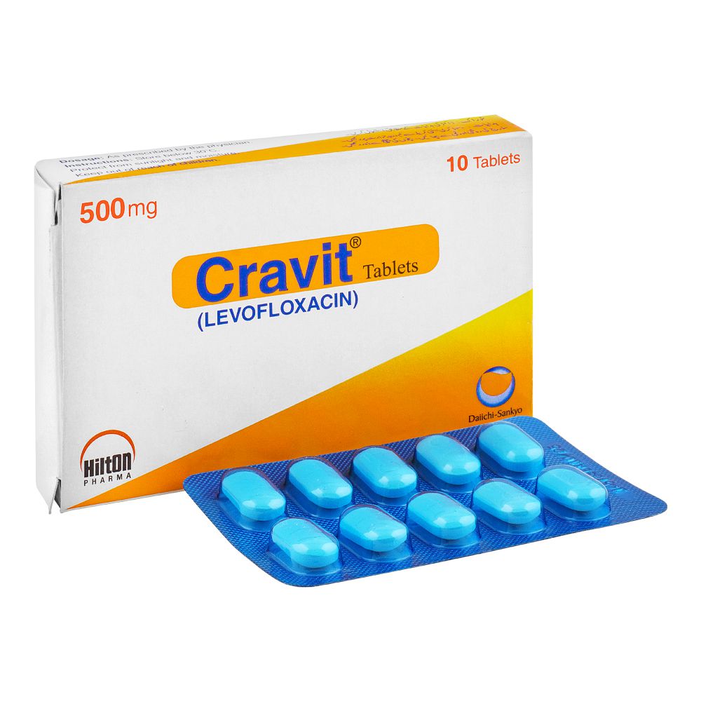 Hilton Pharma Cravit Tablet, 500mg, 10-Pack product image - Bolanclinic