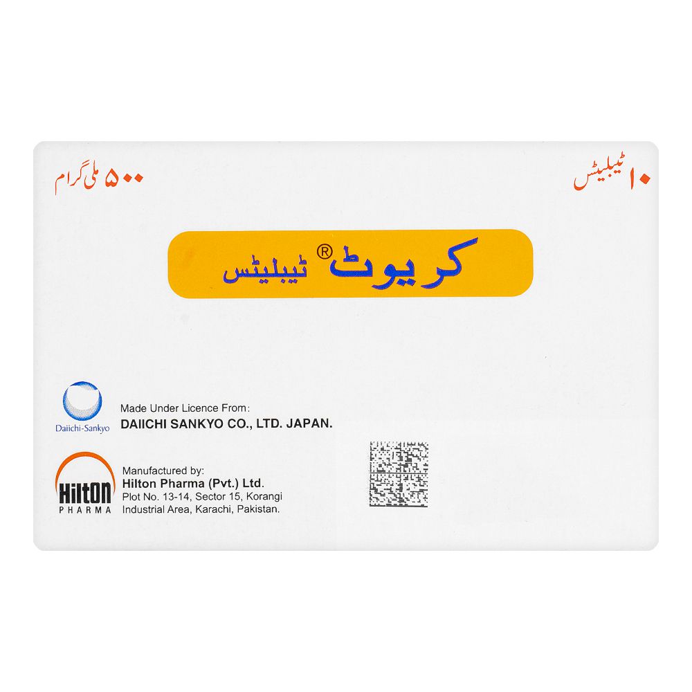Hilton Pharma Cravit Tablet, 500mg, 10-Pack product image 2 - Bolanclinic