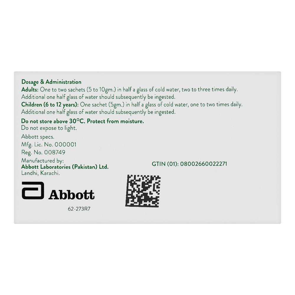Abbott Citro Soda Sachet, Lemon Flavored product image 2 - Bolanclinic