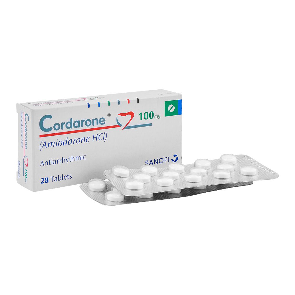 Cordarone Tablet, 100mg, 28-Pack product image - Bolanclinic