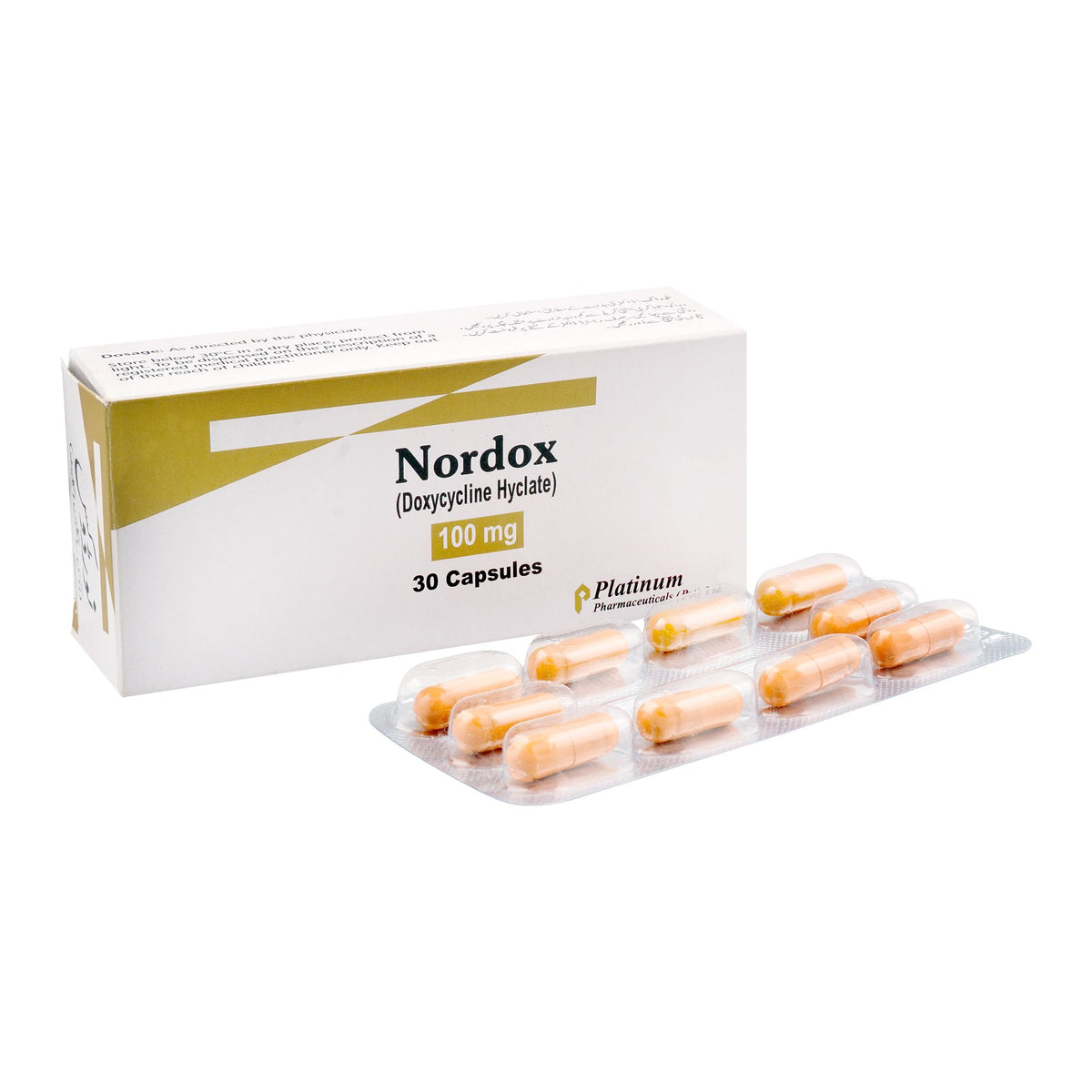 Platinum Pharmaceuticals Nordox Capsule, 100mg, 30-Pack product image - Bolanclinic