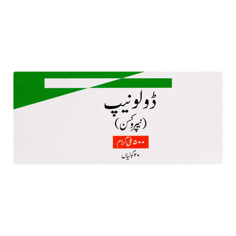 Platinum Pharmaceuticals Dolonap Tablet, 500mg, 20-Pack product image 2 - Bolanclinic