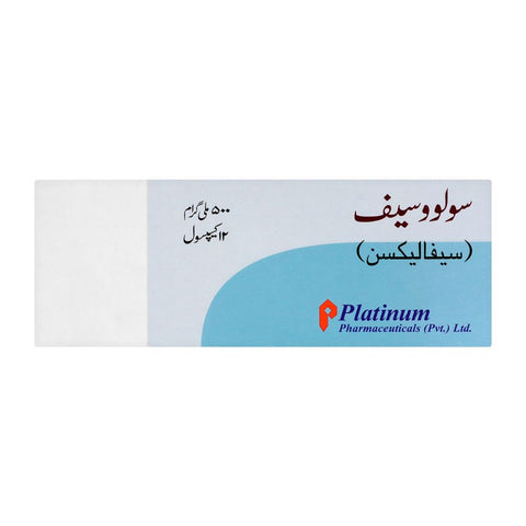 Platinum Pharmaceuticals Solvocef Capsule, 500mg, 12-Pack product image 2 - Bolanclinic