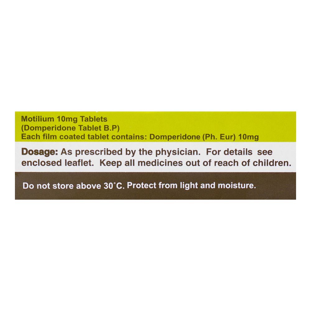 Aspin Pharma Motilium Tablet, 10mg, 1-Strip product image 4 - Bolanclinic