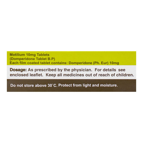 Aspin Pharma Motilium Tablet, 10mg, 1-Strip product image 4 - Bolanclinic