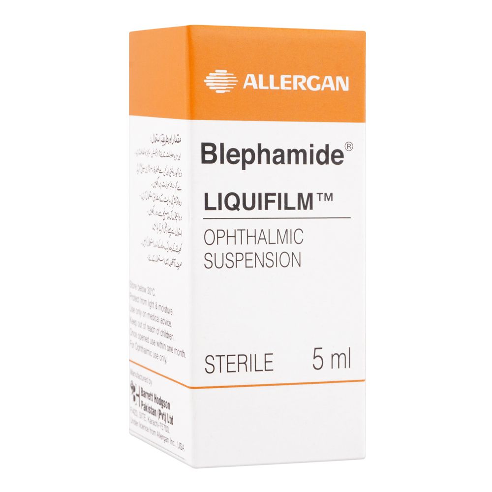 Barrett Hodgson Blephabar Liquifilm Ophthalmic Solution Eye Drops, 5ml product image - Bolanclinic