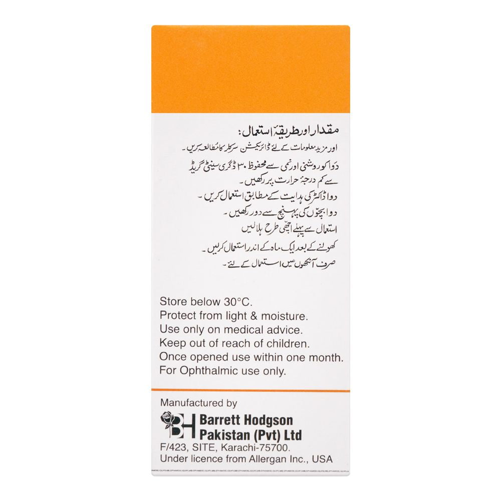 Barrett Hodgson Blephabar Liquifilm Ophthalmic Solution Eye Drops, 5ml product image 3 - Bolanclinic