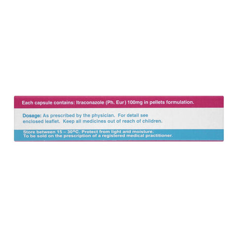 Aspin Pharma Sporanox Capsule, 100mg, 4-Pack product image 3 - Bolanclinic