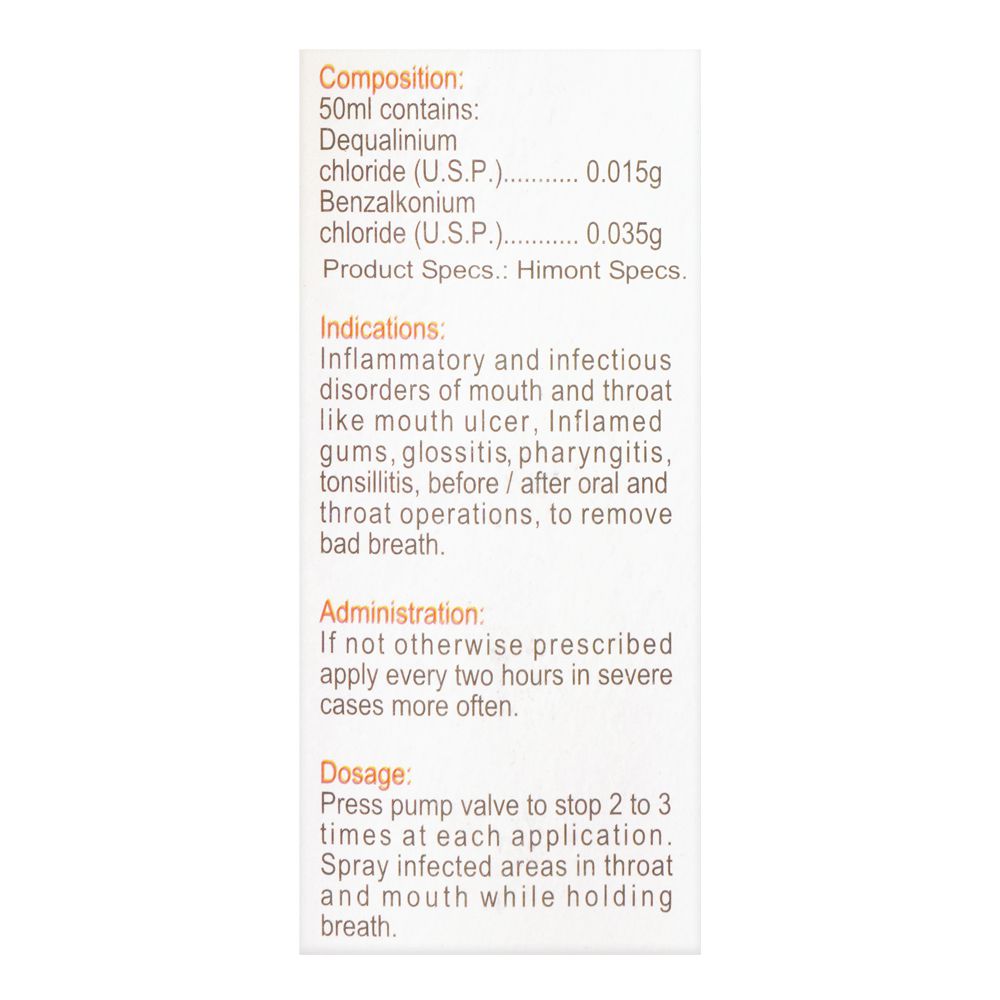 Himont Pharmaceuticals Solophar Oral Spray, 50ml product image 3 - Bolanclinic