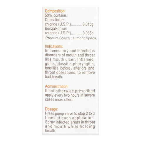 Himont Pharmaceuticals Solophar Oral Spray, 50ml product image 3 - Bolanclinic