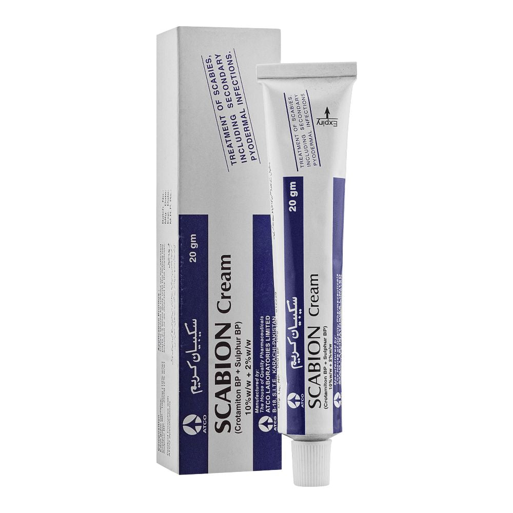 ATCO Laboratories Scabion Cream, 20g product image - Bolanclinic