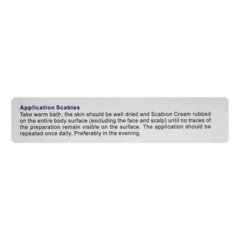 ATCO Laboratories Scabion Cream, 20g product image 3 - Bolanclinic