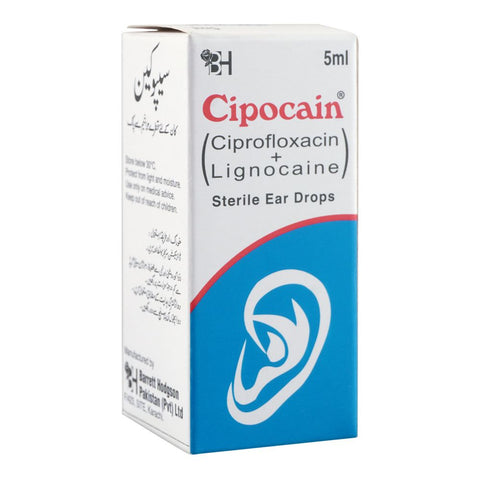 Barrett Hodgson Cipocain Ear Drops, 5ml product image - Bolanclinic