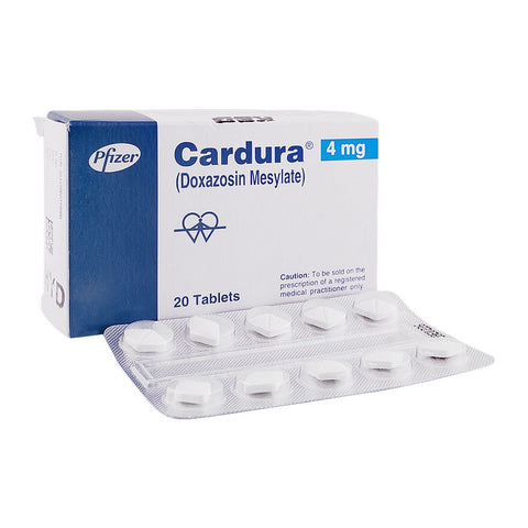 Pfizer Cardura Tablet, 4mg, 20-Pack product image - Bolanclinic
