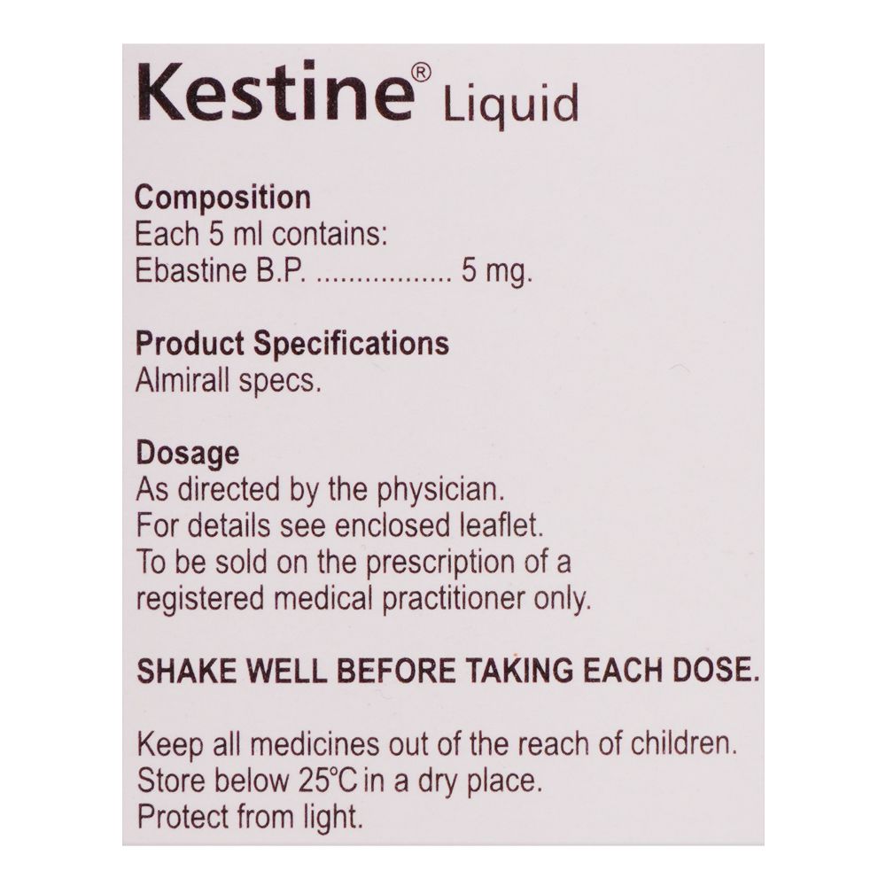 Highnoon Laboratories Kestine Liquid, 30ml product image 5 - Bolanclinic