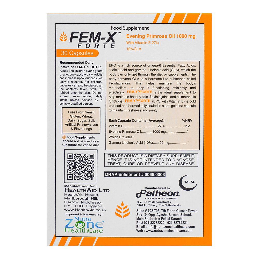Nutra Zone Healthcare Fem-X Forte Cap. 30-Pack product image 2 - Bolanclinic