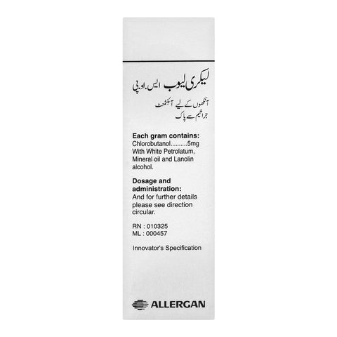 Barrett Hodgson Lacri-Lube S.O.P Lubricating Eye Ointment, 3.5g product image 3 - Bolanclinic