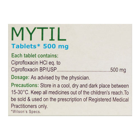 Wilson's Pharmaceuticals Mytil Tablet, 500mg, 10-Pack product image 3 - Bolanclinic