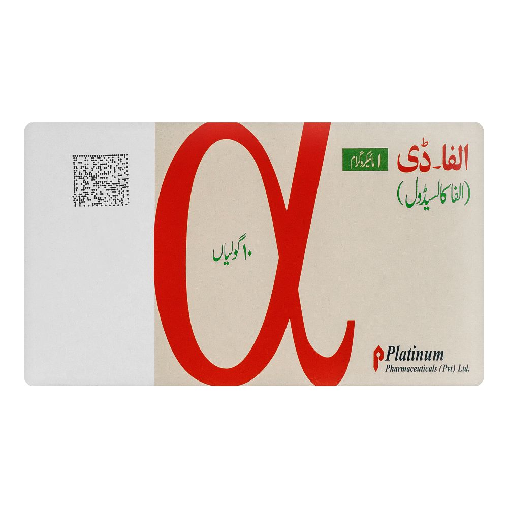 Platinum Pharmaceuticals Alfa-D Tablet, 1mcg, 10-Pack product image 2 - Bolanclinic