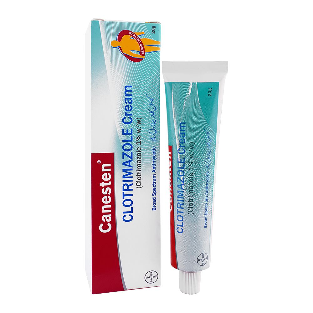 Bayer Pharmaceuticals Canesten Clotrimazole Cream, 20g product image - Bolanclinic