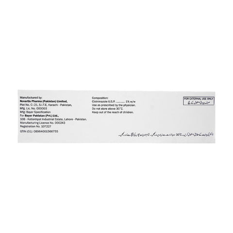 Bayer Pharmaceuticals Canesten Clotrimazole Cream, 20g product image 3 - Bolanclinic