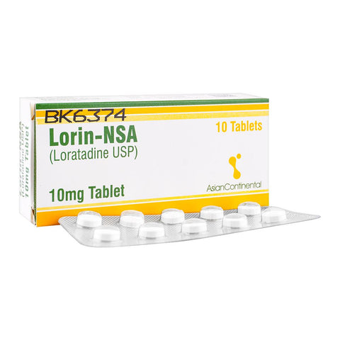 AsianContinental Lorin-NSA Tablet, 10mg, 10-Pack product image - Bolanclinic