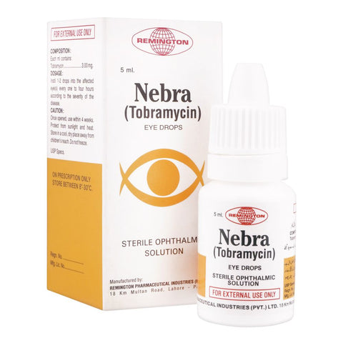Remington Pharmaceuticals Nebra Eye Drops, 5ml product image - Bolanclinic
