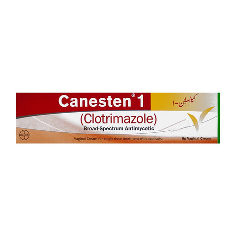 Bayer Pharmaceuticals Canesten 1 Vaginal Cream, 5g product image - Bolanclinic