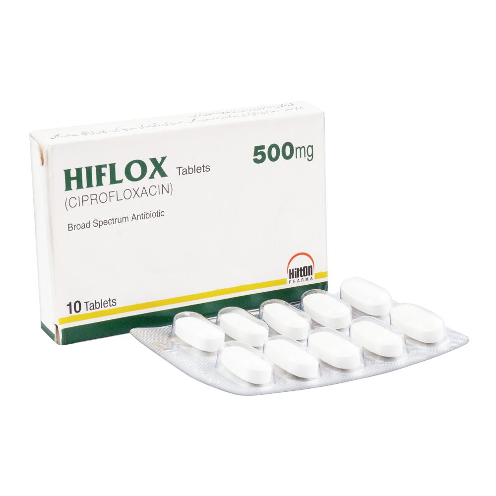 Hilton Pharma Hiflox Tablet, 500mg, 10-Pack product image - Bolanclinic