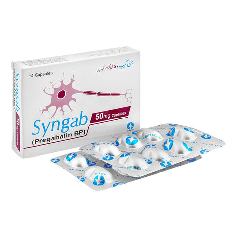 ATCO Laboratories Syngab Capsule, 50mg, 14-Pack product image - Bolanclinic